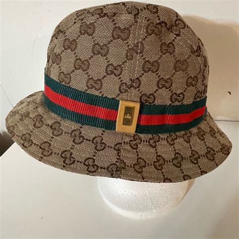 gucci felt hat with visor|who made gucci bucket hat.